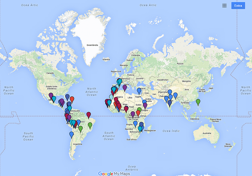 Dels 119 de projectes de cooperació internacional, 14 són liderats per la UOC.