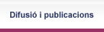 Difusi� i publicacions