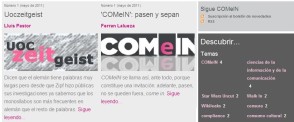 <i>COMeIN</i>, la nueva revista de los Estudios de Ciencias de la Informacin y de la Comunicacin 