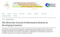 Electronic Journal of Information Systems in Developing Countries