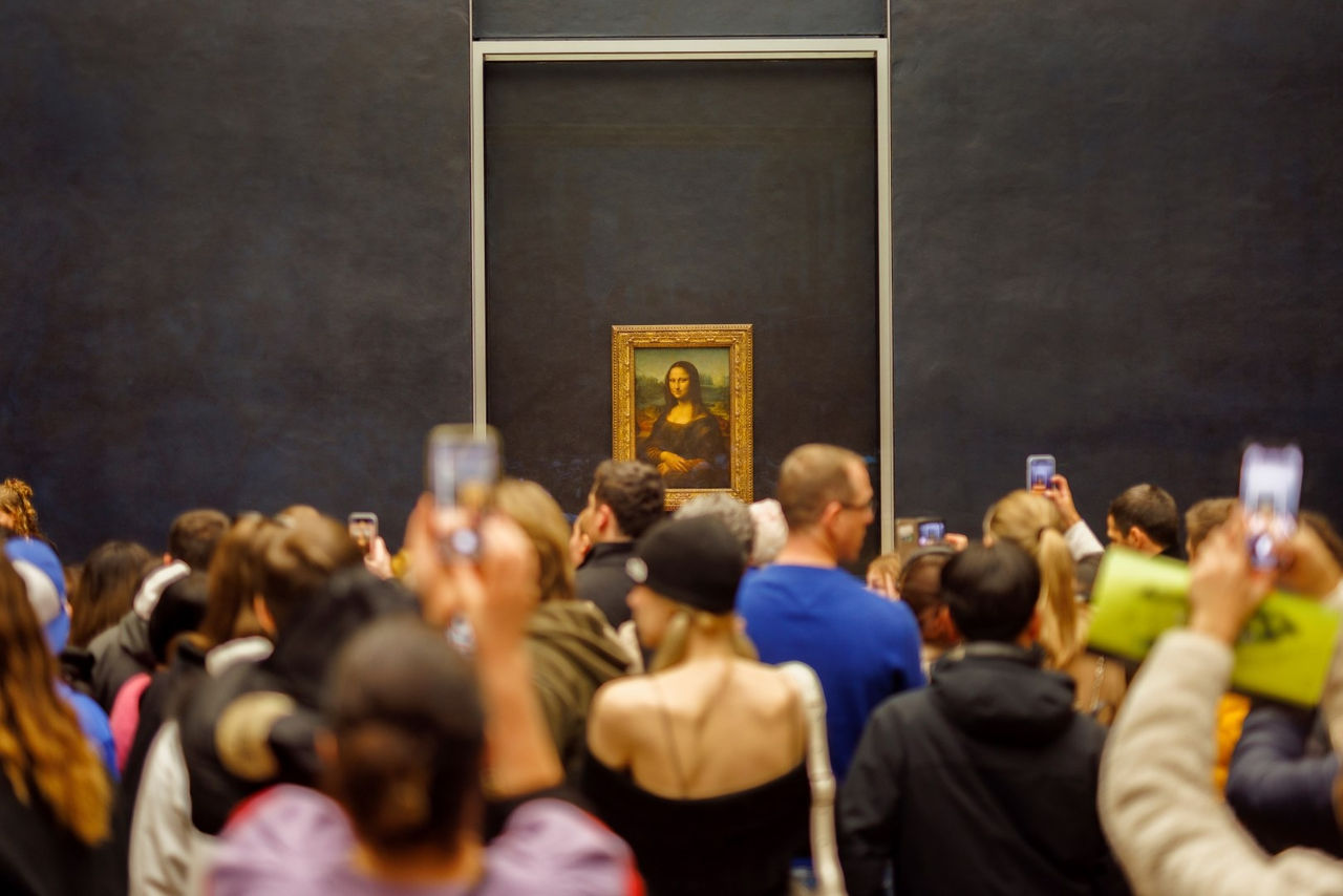 La Gioconda fotografiada per turistes