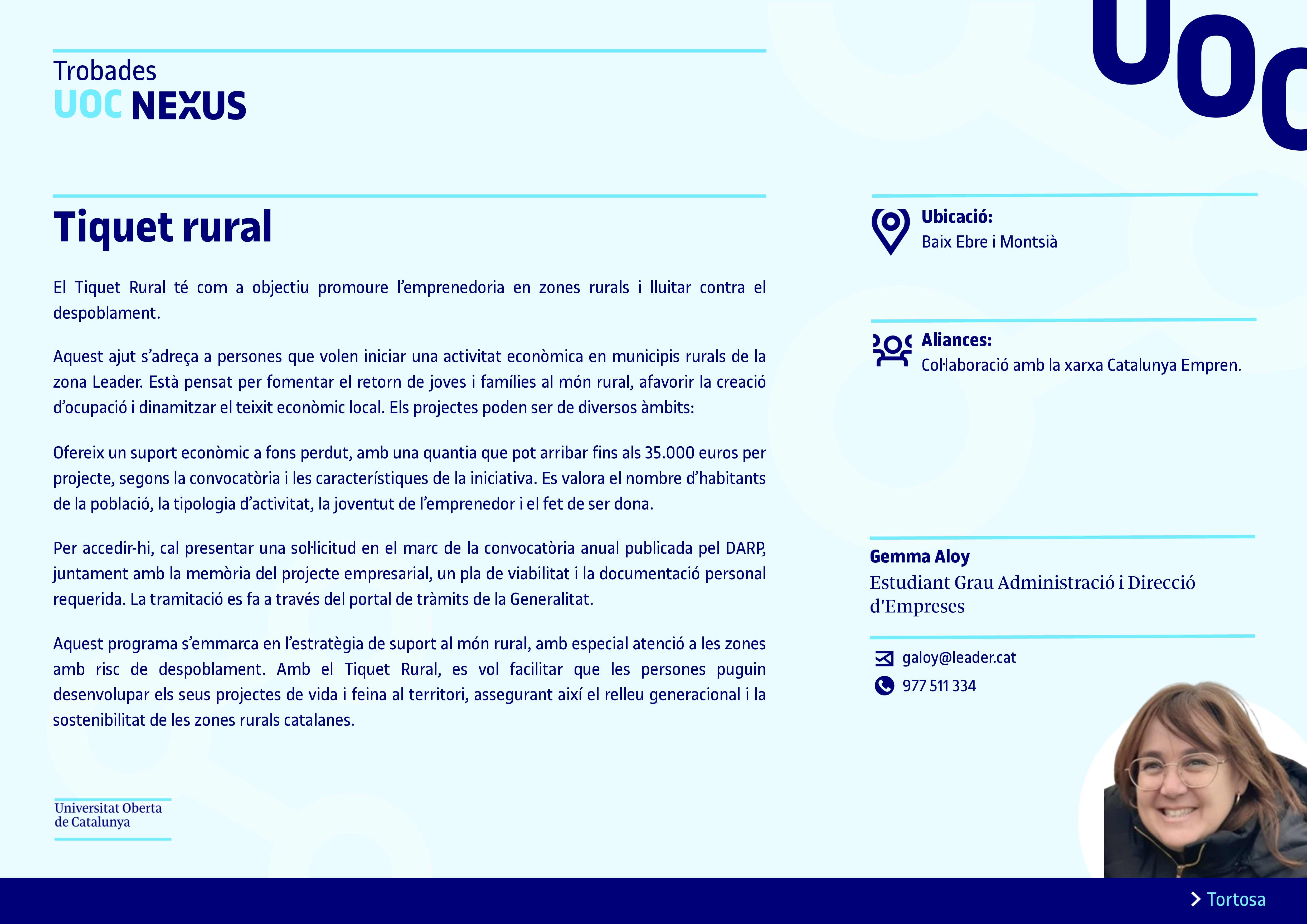 UOC Nexus tortosa