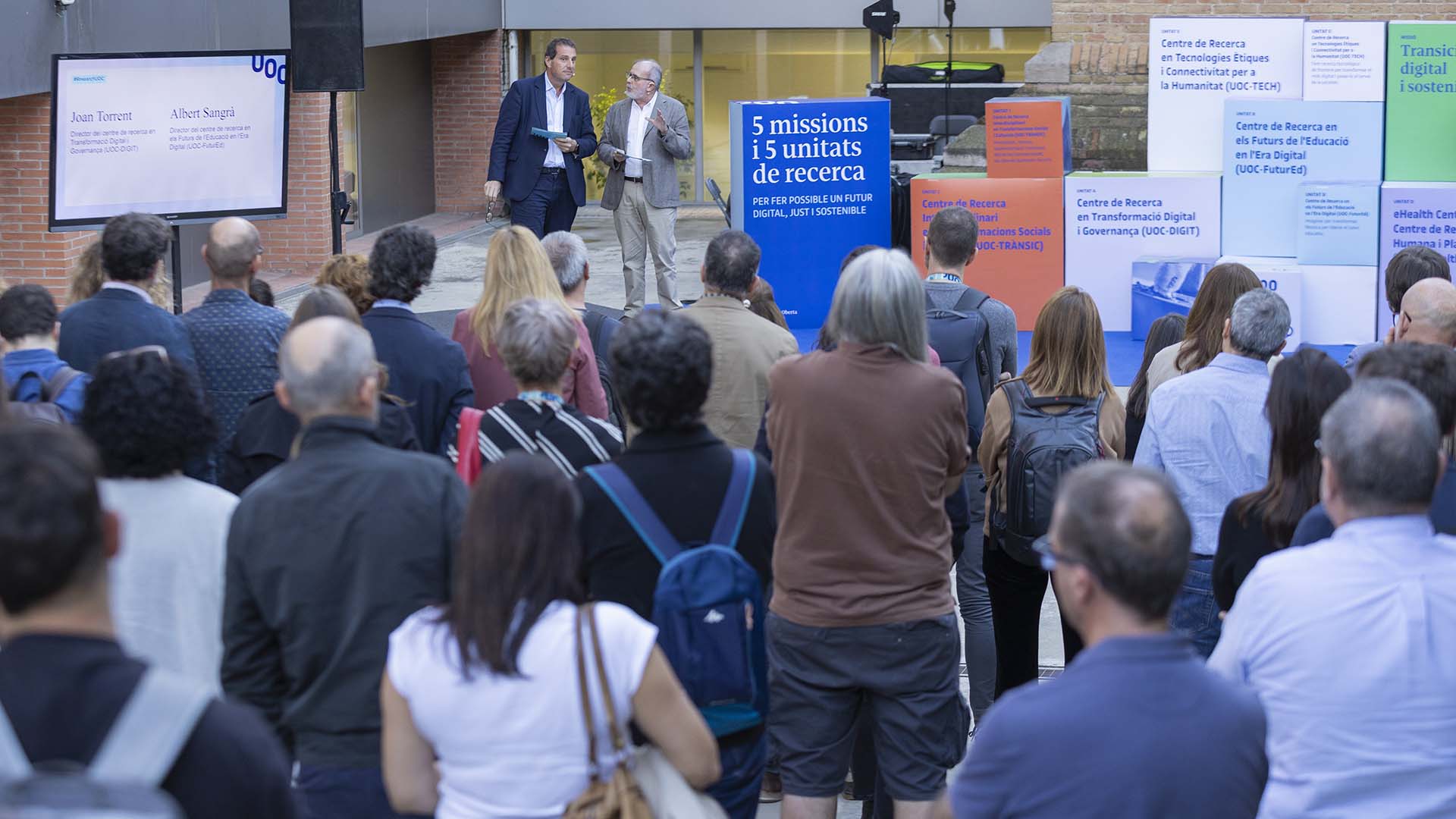 The UOC celebrated its 30 years of research today with a look towards the future (photos: UOC)