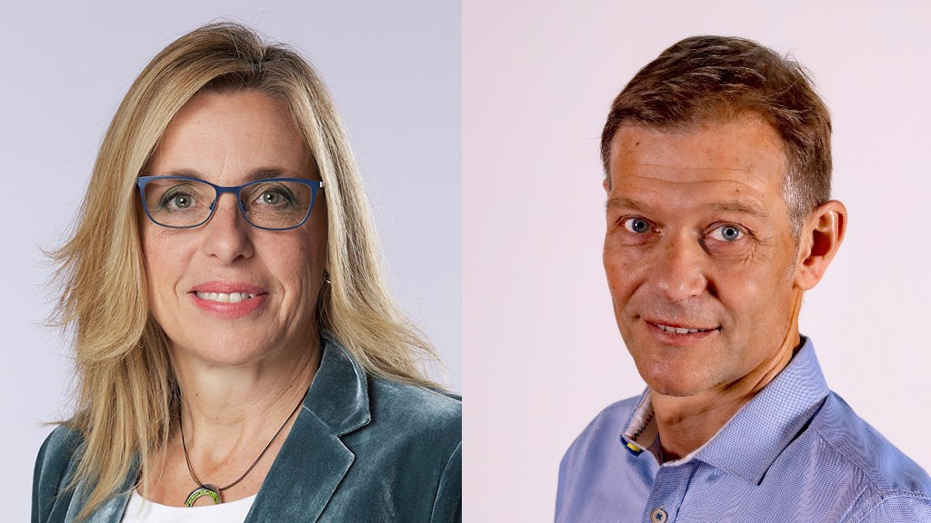 Àngels Fitó y Jordi Gutiérrez (Fotos: UOC)