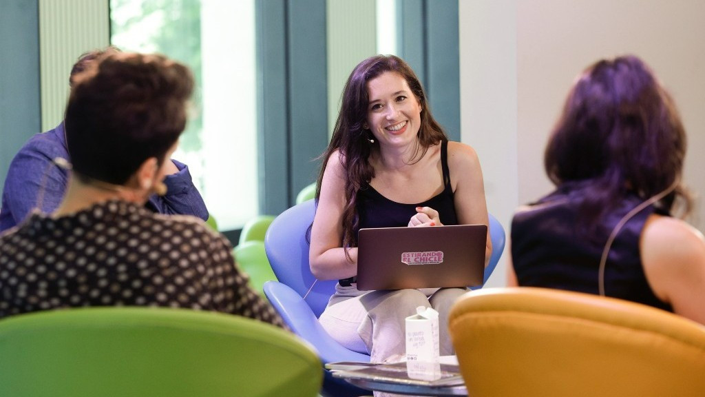 Victoria Martín a les Jornades del Mojo. (Foto: UOC News)