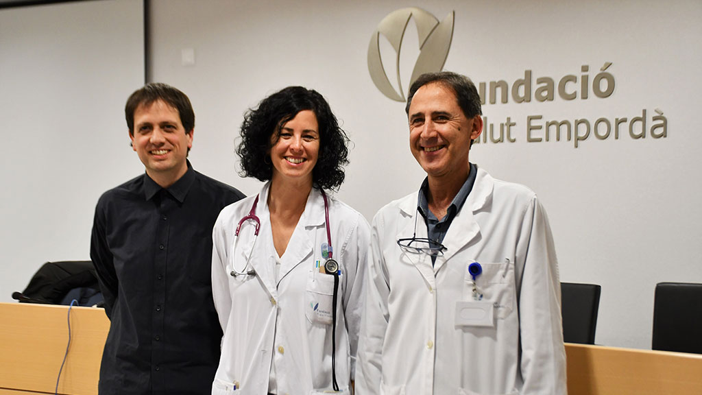 Foto: de izquierda a derecha, Rubén Nieto, Núria Roig y Pere Plaja.