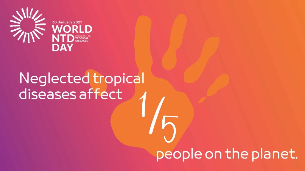 30 January is World NTD Day; neglected tropical diseases (NDTs) affect a fifth of the world's population. (Image: worldntdday.org) 