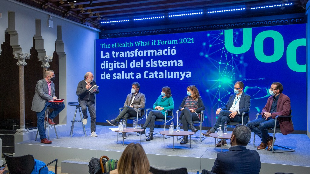 Segona sessió del cicle The eHealth What if Forum que es va celebrar al Palau Macaya de Barcelona (Foto: Joan Castro, UOC)