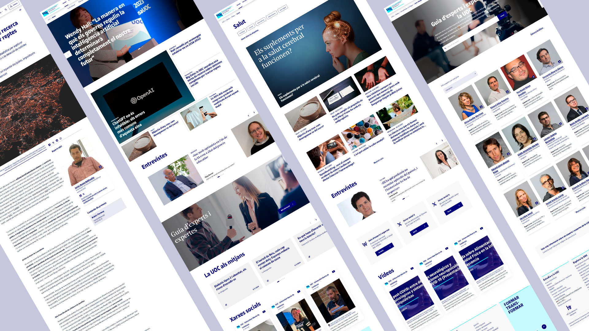 Nou web per a News, el canal d'actualitat de la UOC