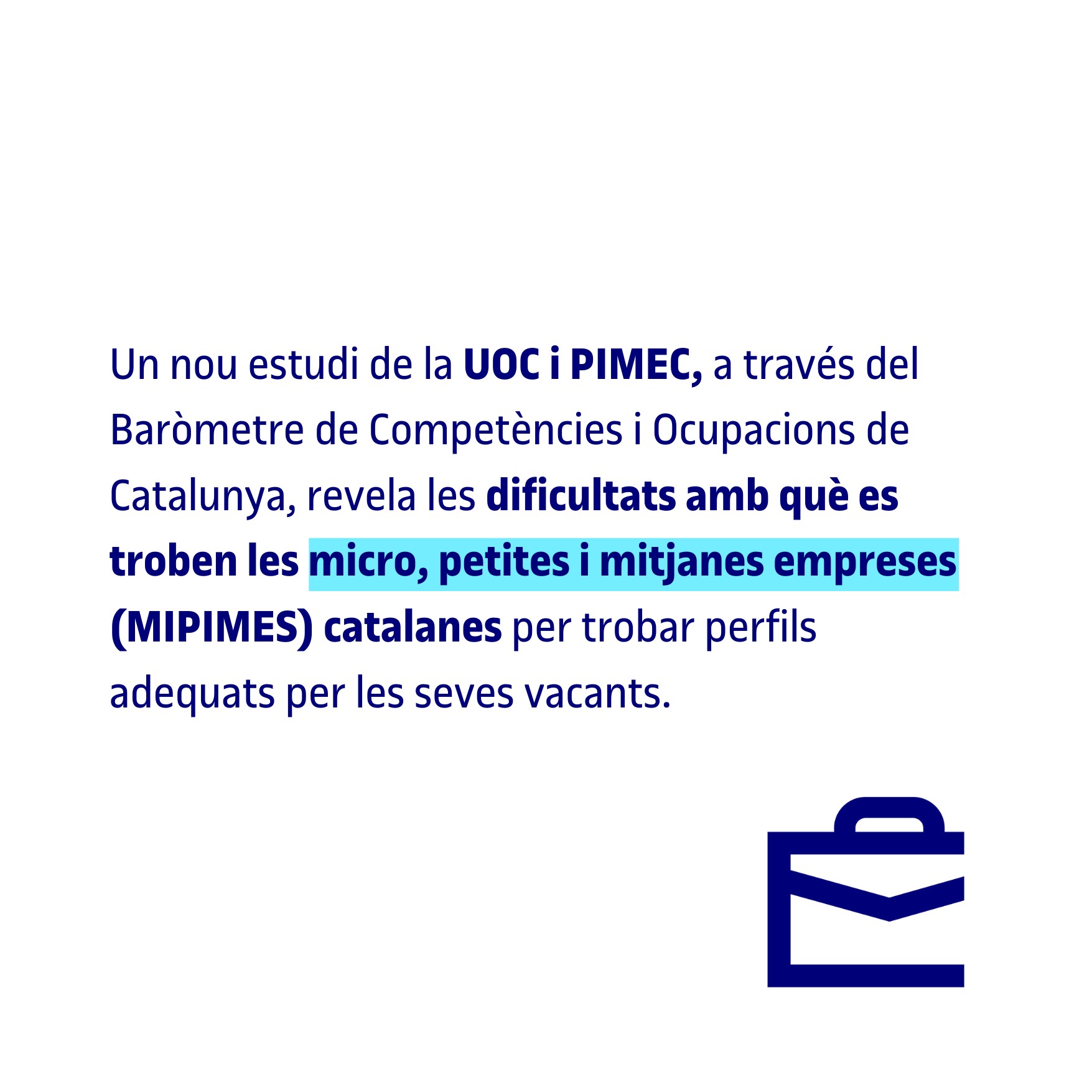 Estudi de la UOC i PIMEC
