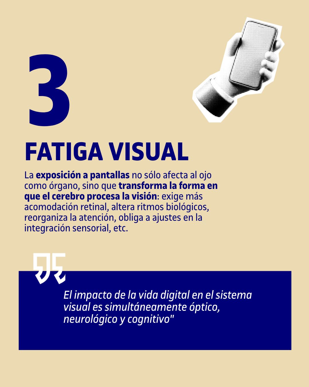 La vida digital reconfigura los sentidos