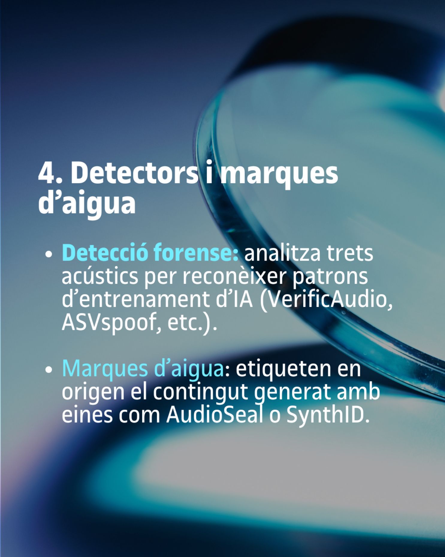 Detectors i marques d'aigua