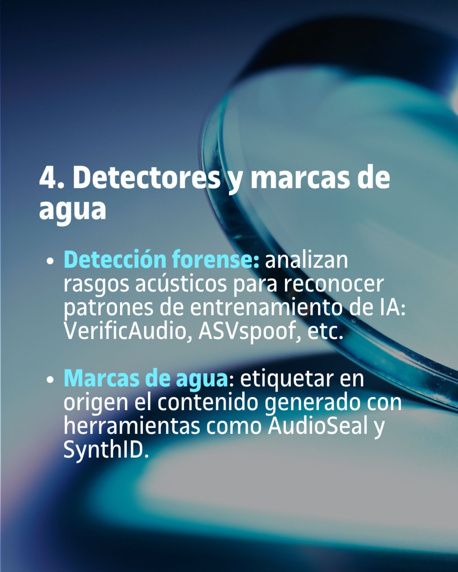 Detectores y marcas de agua