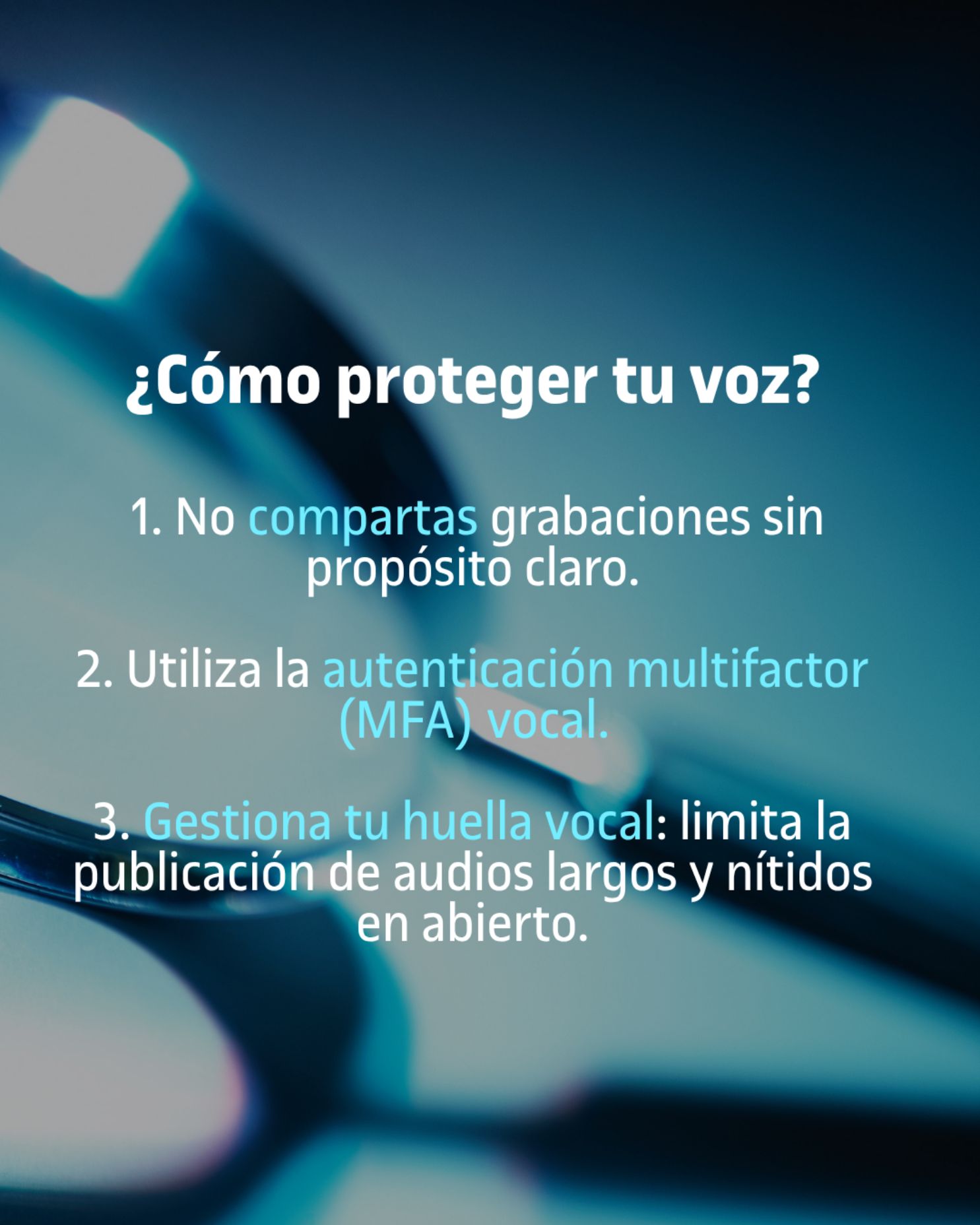 Cómo proteger su voz