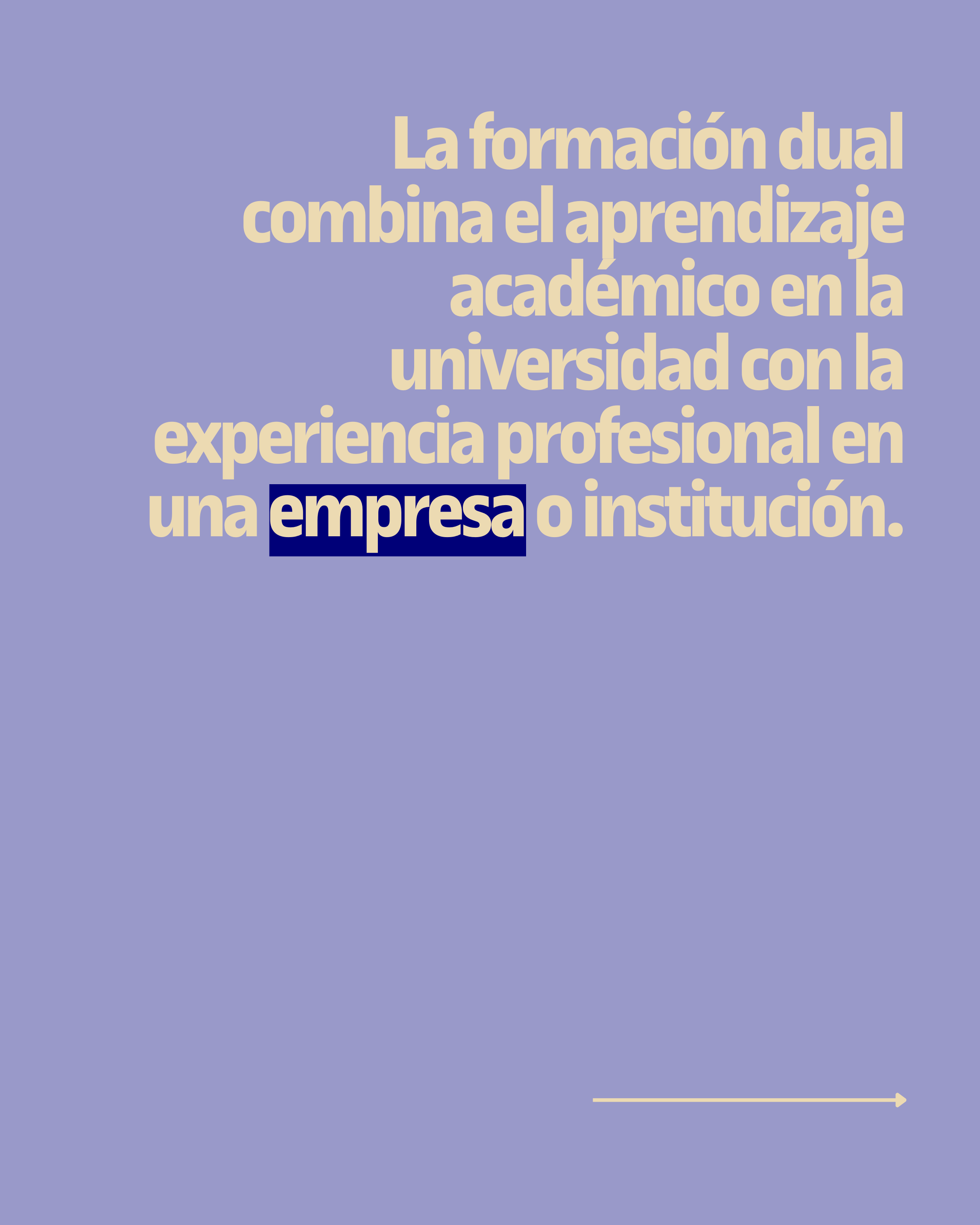 Gráfico sobre la formación dual universitaria