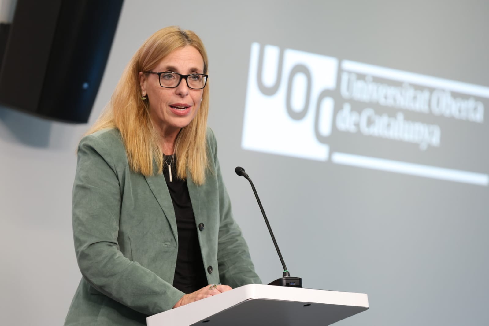 La rectora de la UOC, Àngels Fitó