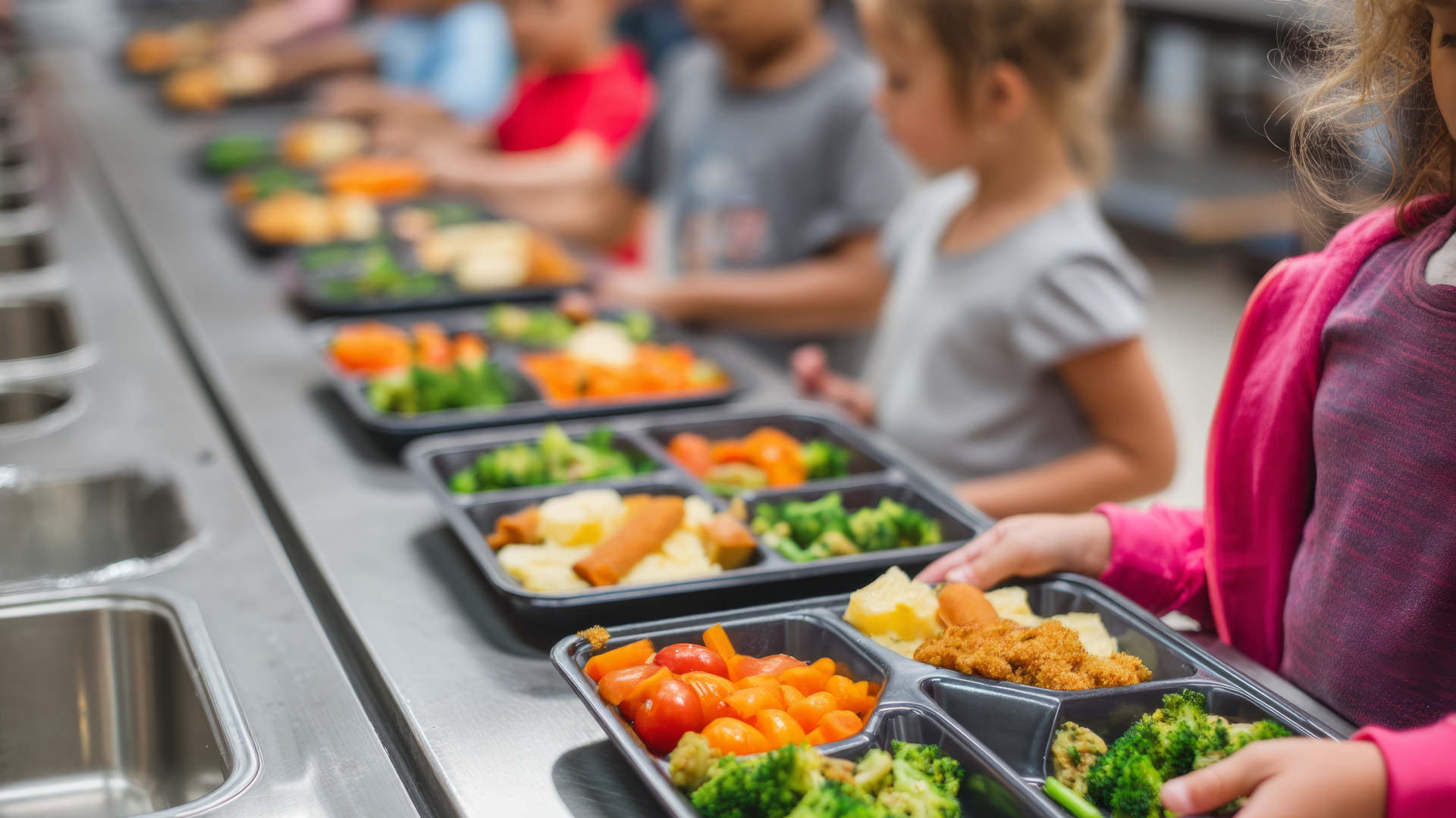 Els resultats mostren els canvis progressius en l'impacte ambiental dels menús escolars per a nens i nenes de 7 a 12 anys (foto: Adobe)