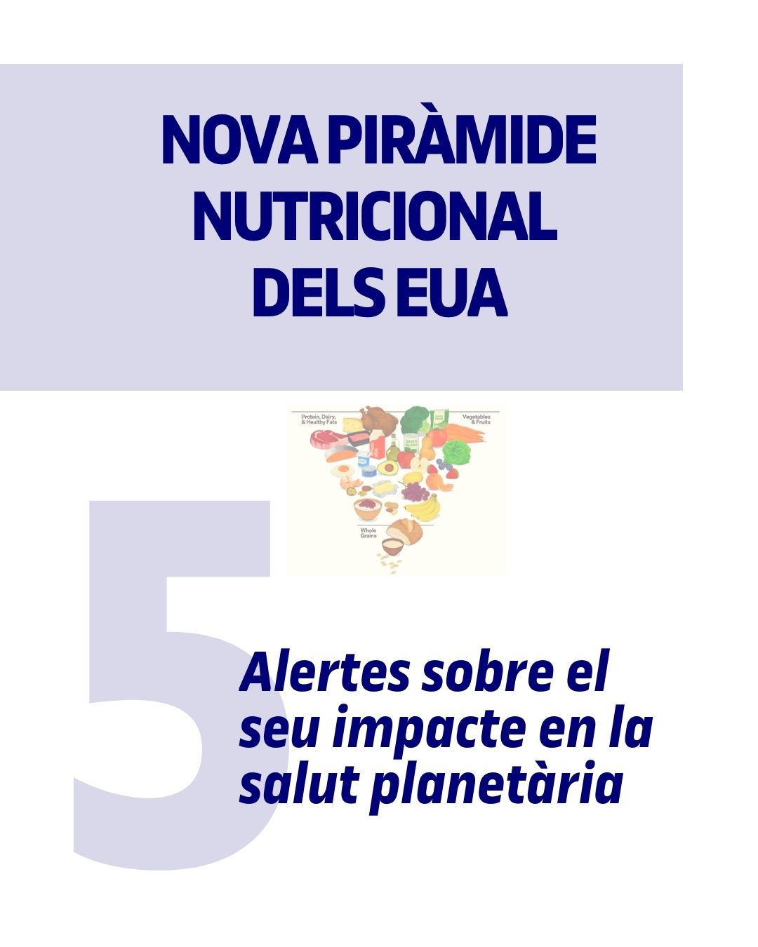 Piràmide nutricional i sostenibilitat