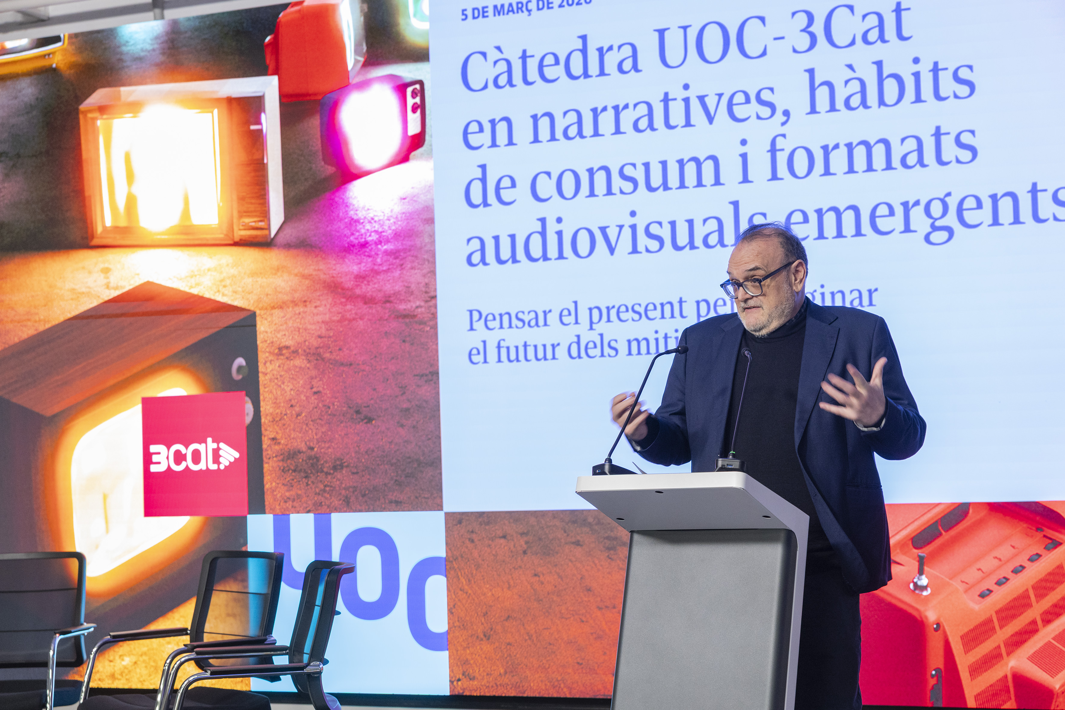 Jordi Sánchez-Navarro, director de la Cátedra