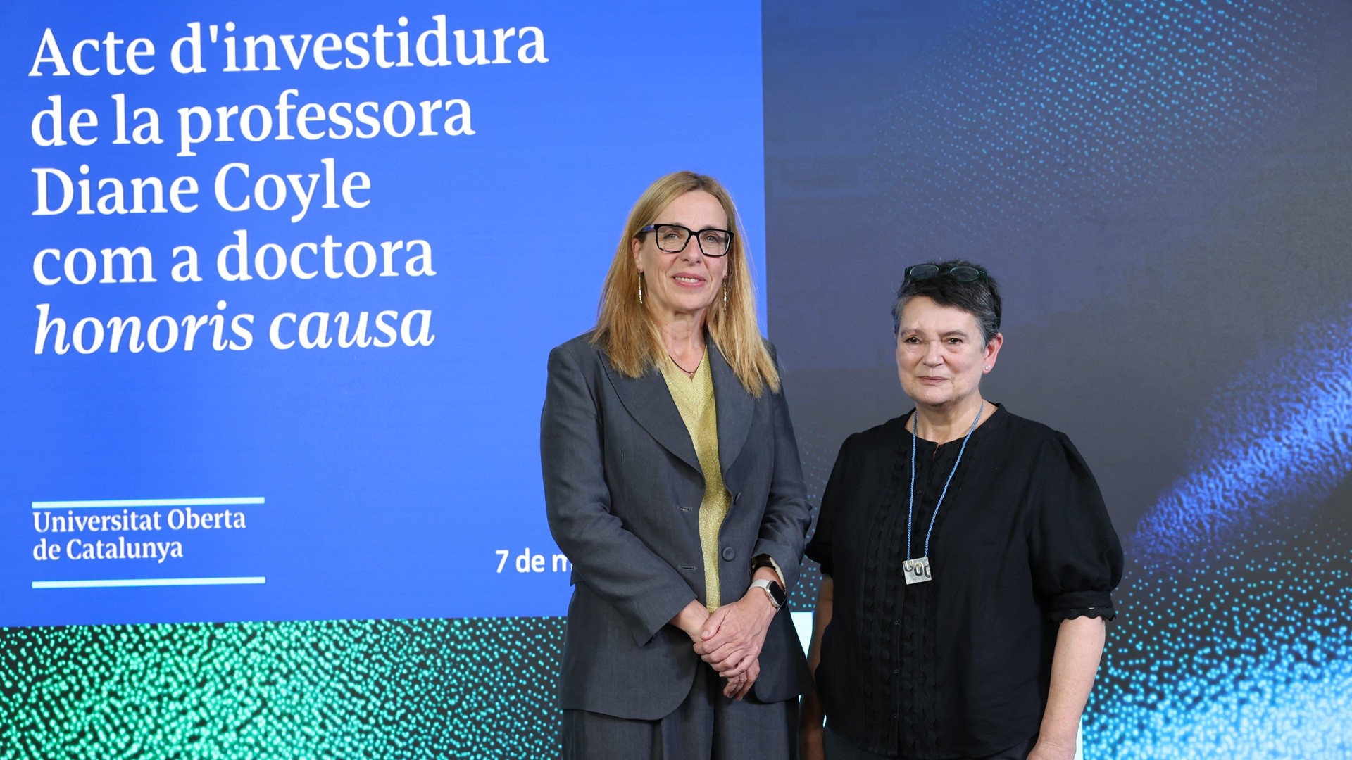 L’economista britànica Diane Coyle és investida doctora honoris causa de la UOC