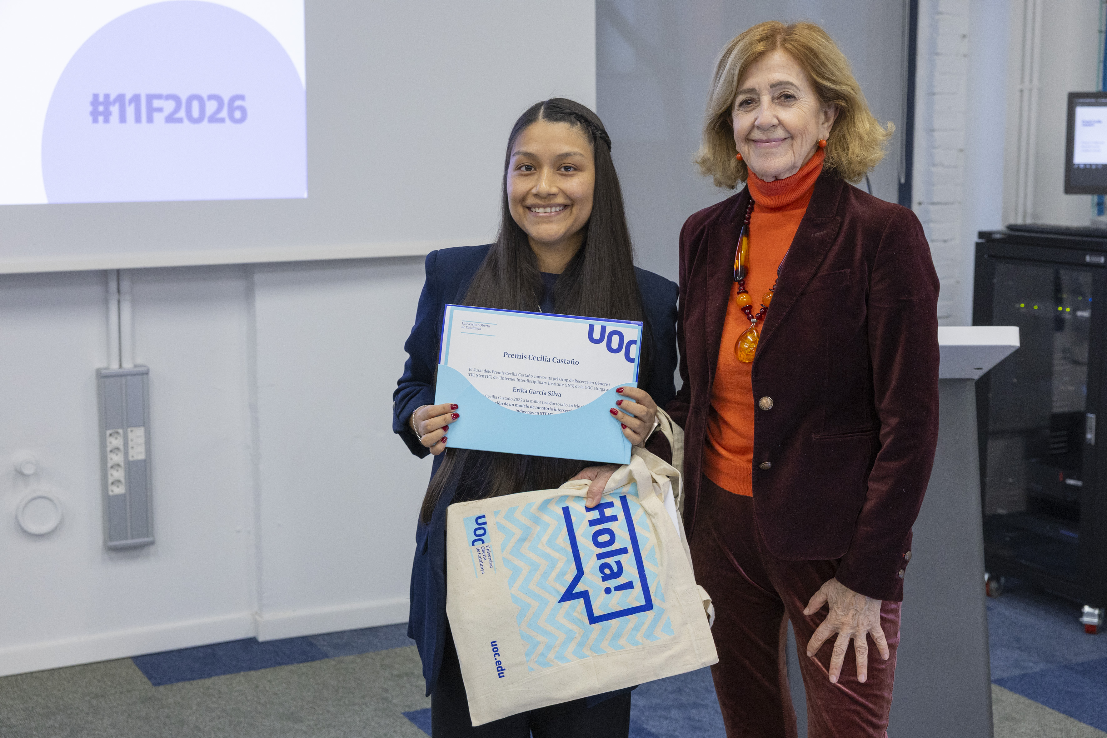 Gala de entrega de los Premios de Ciencia y Género de la UOC