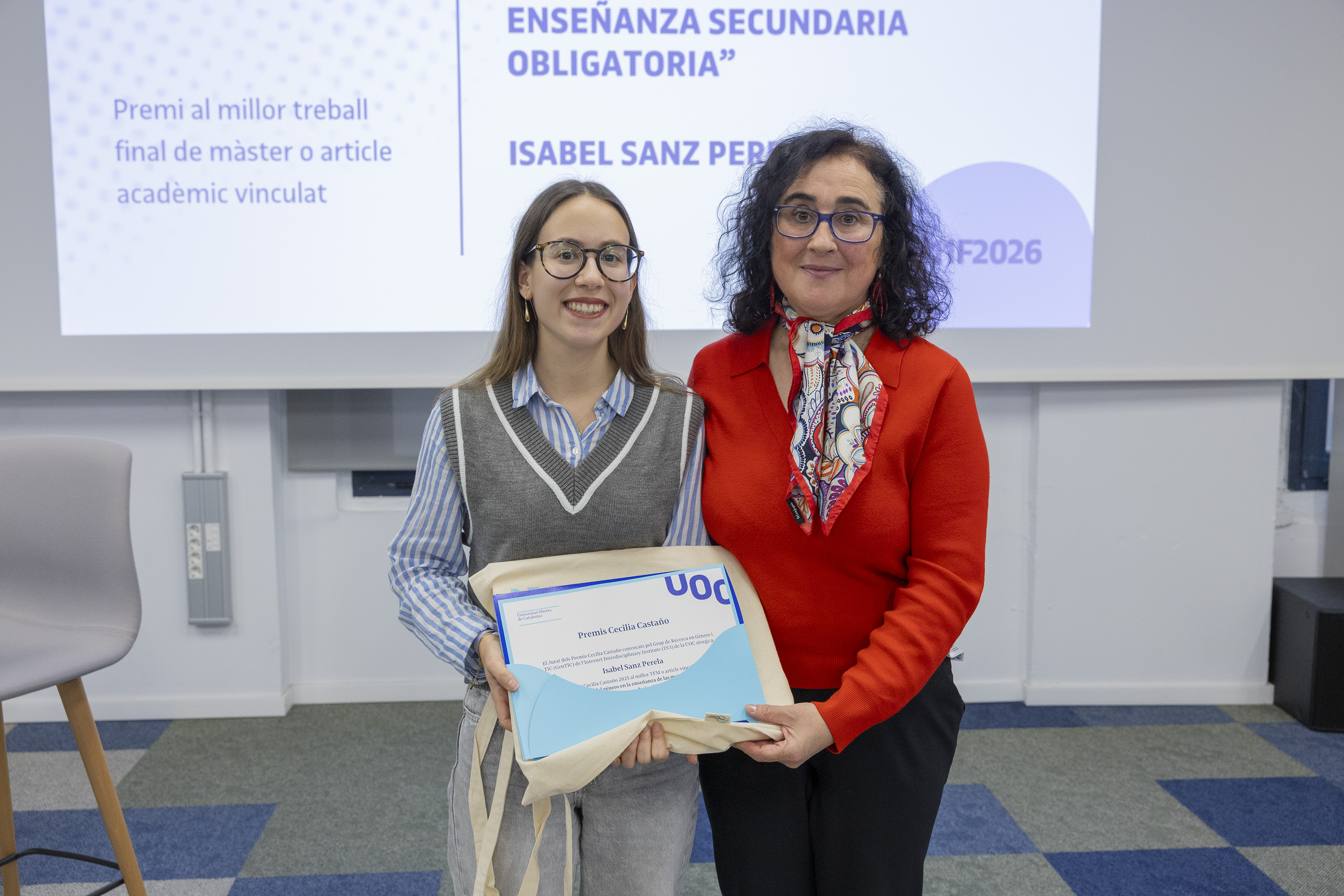 Gala de entrega de los Premios de Ciencia y Género de la UOC