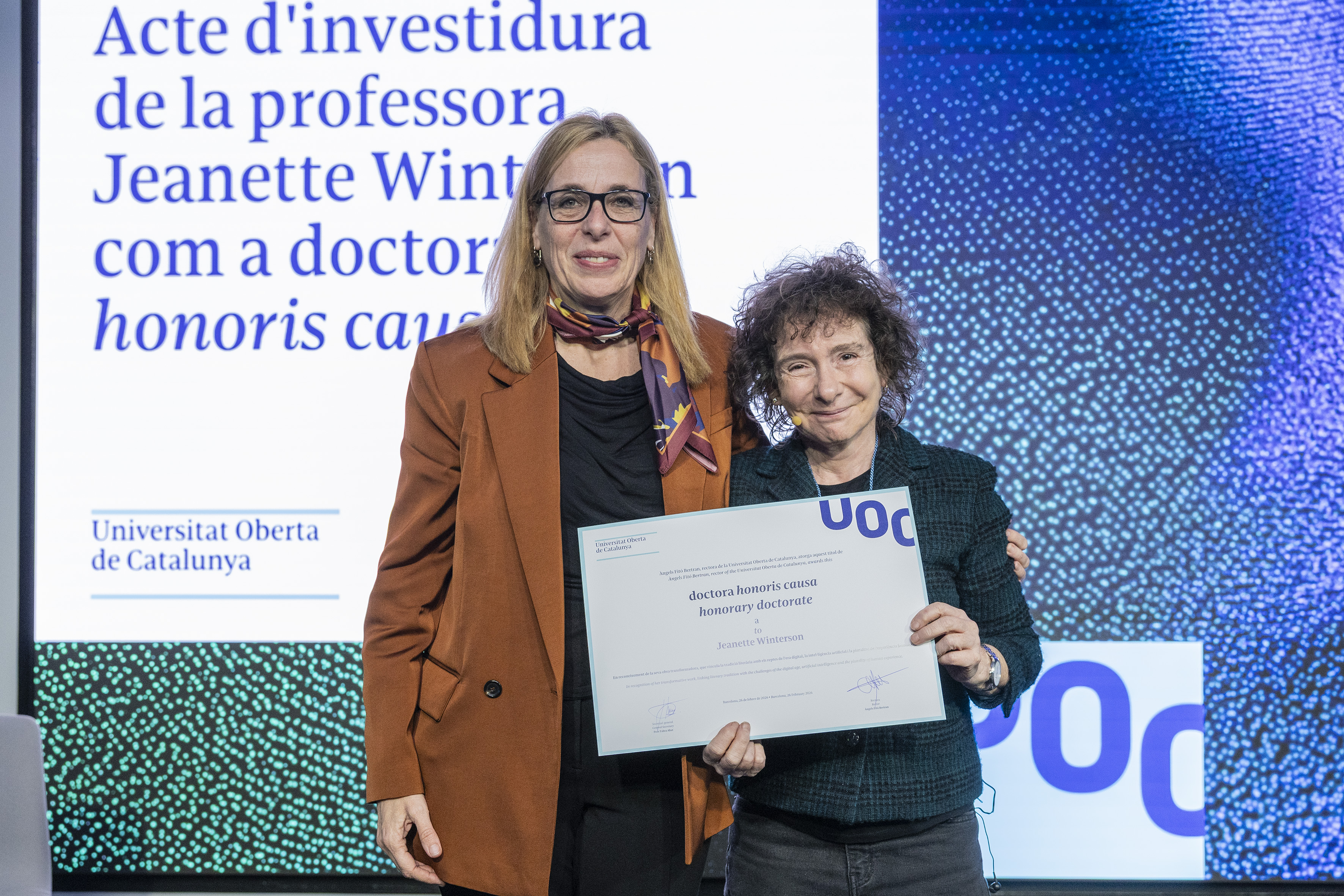 honoris causa Winterson