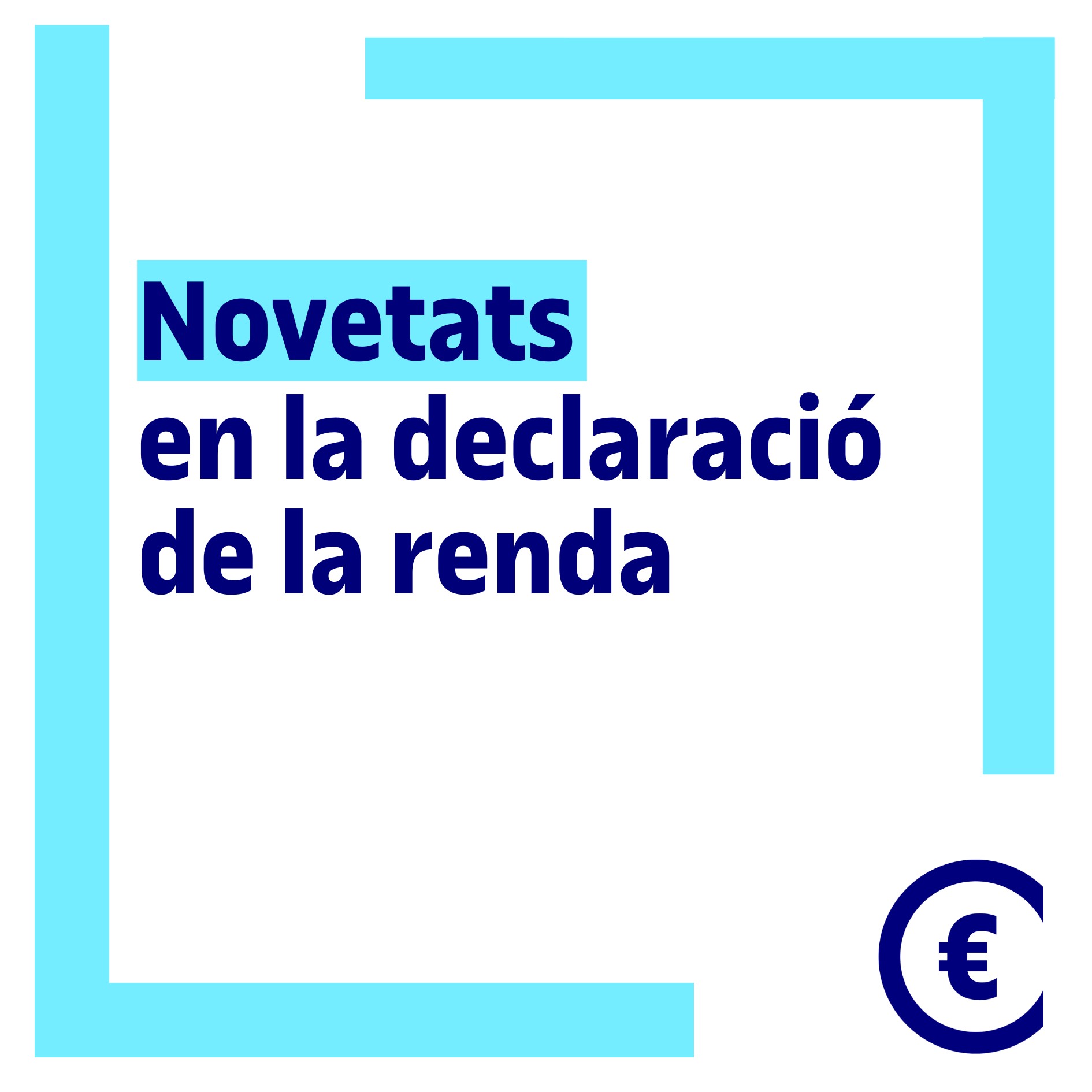 Novetats en la declaració de la renda