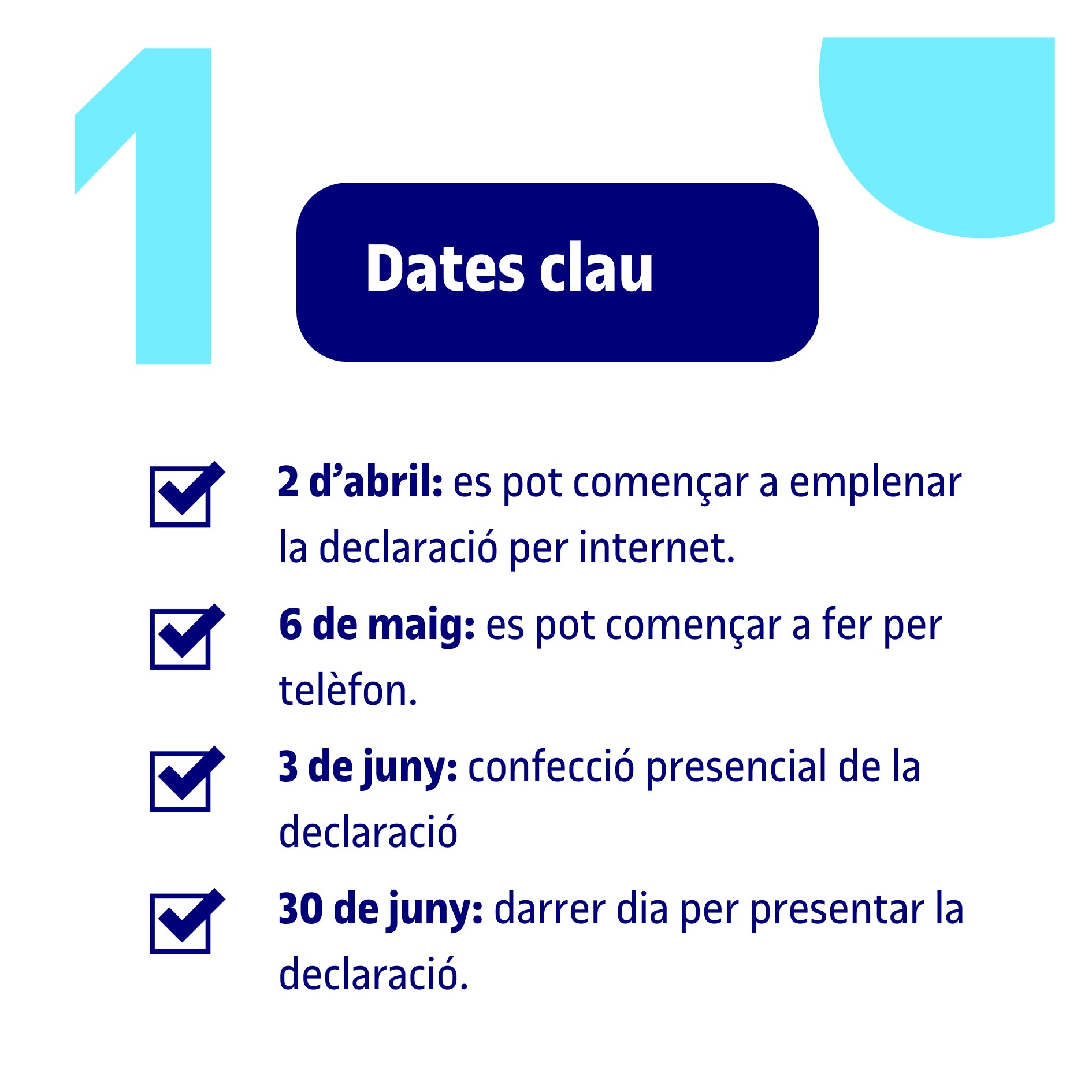 Novetats en la declaració de la renda