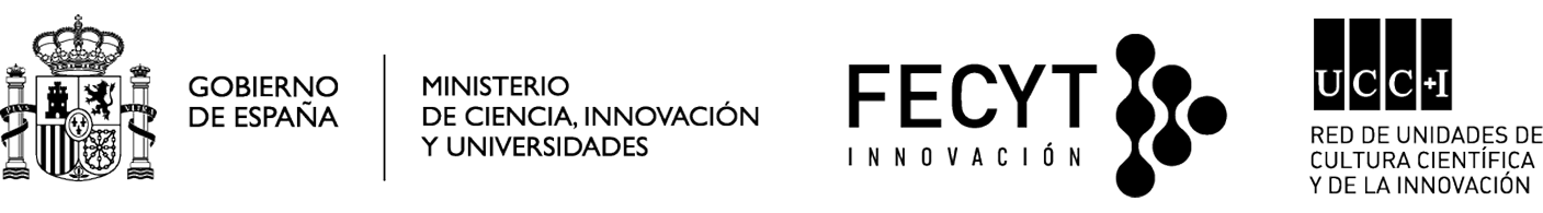 Gobierno de España · Ministerio de Ciencia · FECYT · UCC+i