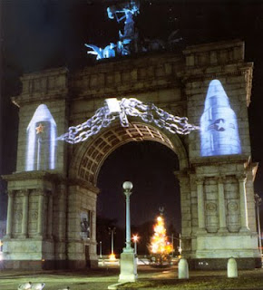 Krzysztof Wodiczko. The Soldiers and Sailors Memorial, Brooklyn (NY)1984-1985