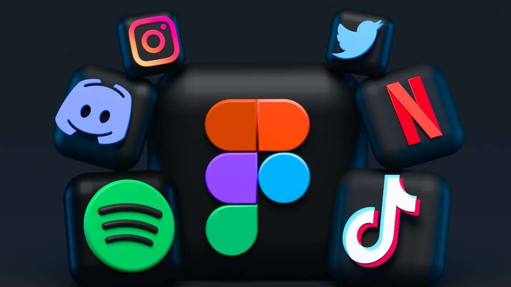 communications and leisure apps icons
