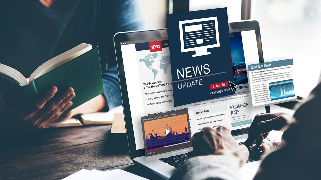 News Update Journalism Headline Media Concept