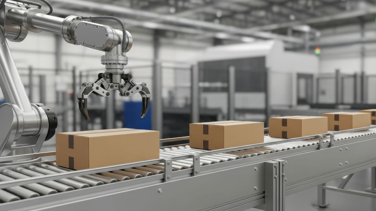 robot in a factory