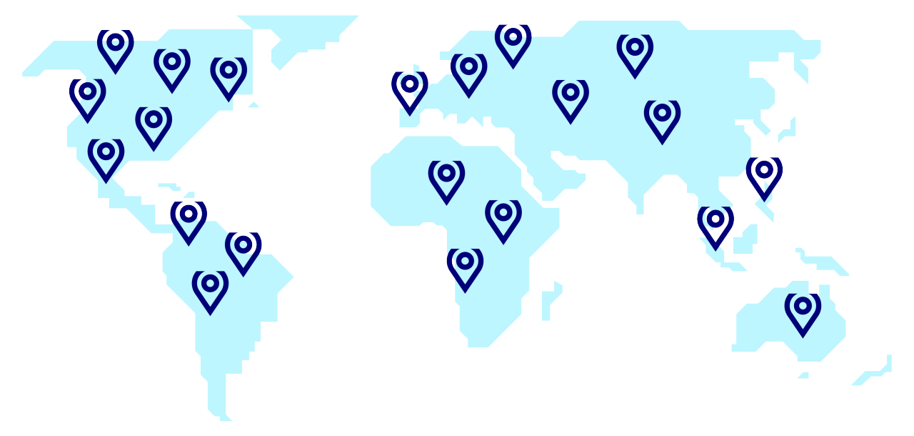 Mapa Alumni, una comunidad global y conectada presente en más de 120 países