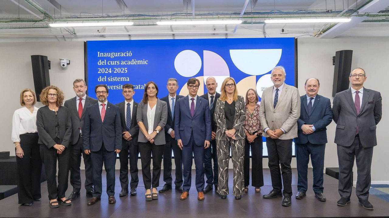 Acto de inauguración del curso del sistema universitario catalán