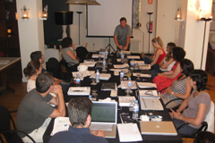 Tancada de l'�rea de Comunicaci� (juliol del 2009) / Susana Valderrama (UOC)