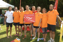 Alguns participants de la UOC als Jocs Interempreses 2009