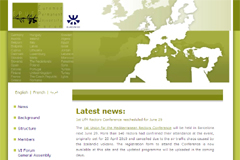 Web de l'EuroMed Permanent University Forum (EPUF)