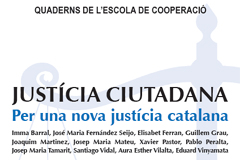 El conseller Germ&agrave; Gord&oacute; i el magistrat Santiago Vidal presentaran el llibre digital <i>Just&iacute;cia ciutadana</i>