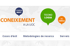 La UOC estrena un nou portal integral d'R+D+I amb tota la informaci&oacute; detallada sobre la recerca i la innovaci&oacute; que es duu a terme a la Universitat