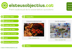 Premi audiovisual de la sostenibilitat quotidiana �Els teus objectius�
