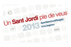 Un Sant Jordi ple de veus recull m�s de 1.400 piulades i una cinquantena d?audiolectures