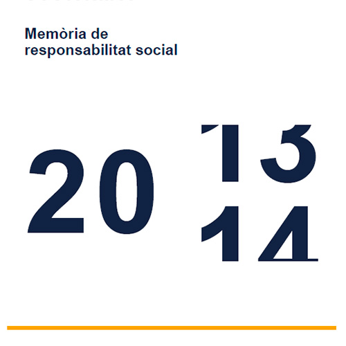 Memria de responsabilitat social 2013-2014