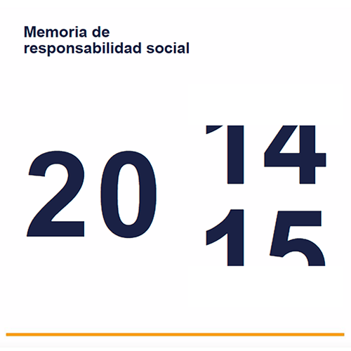 Memoria de responsabilidad social 2014-2015